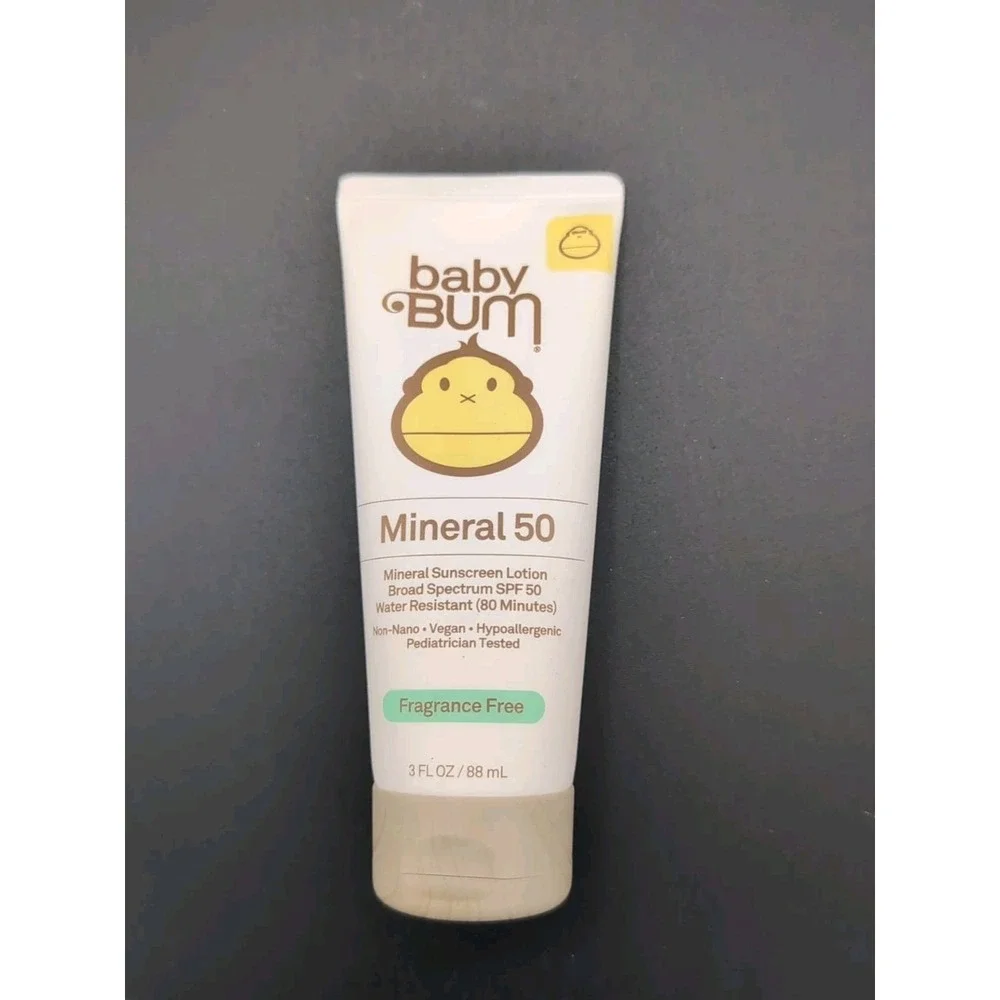 Sun Bum Baby Mineral Sunscreen Lotion Broad Spectrum SPF 50 3oz Exp 04/25 *NEW*